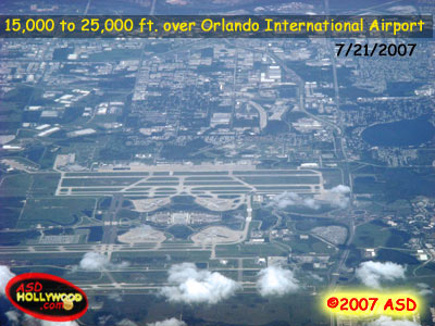 Flying Past Orlando International Airport 2007