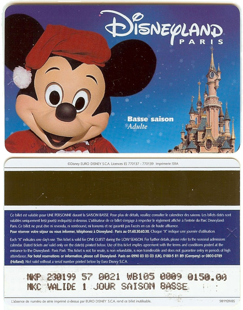 Disneyland Paris 1999